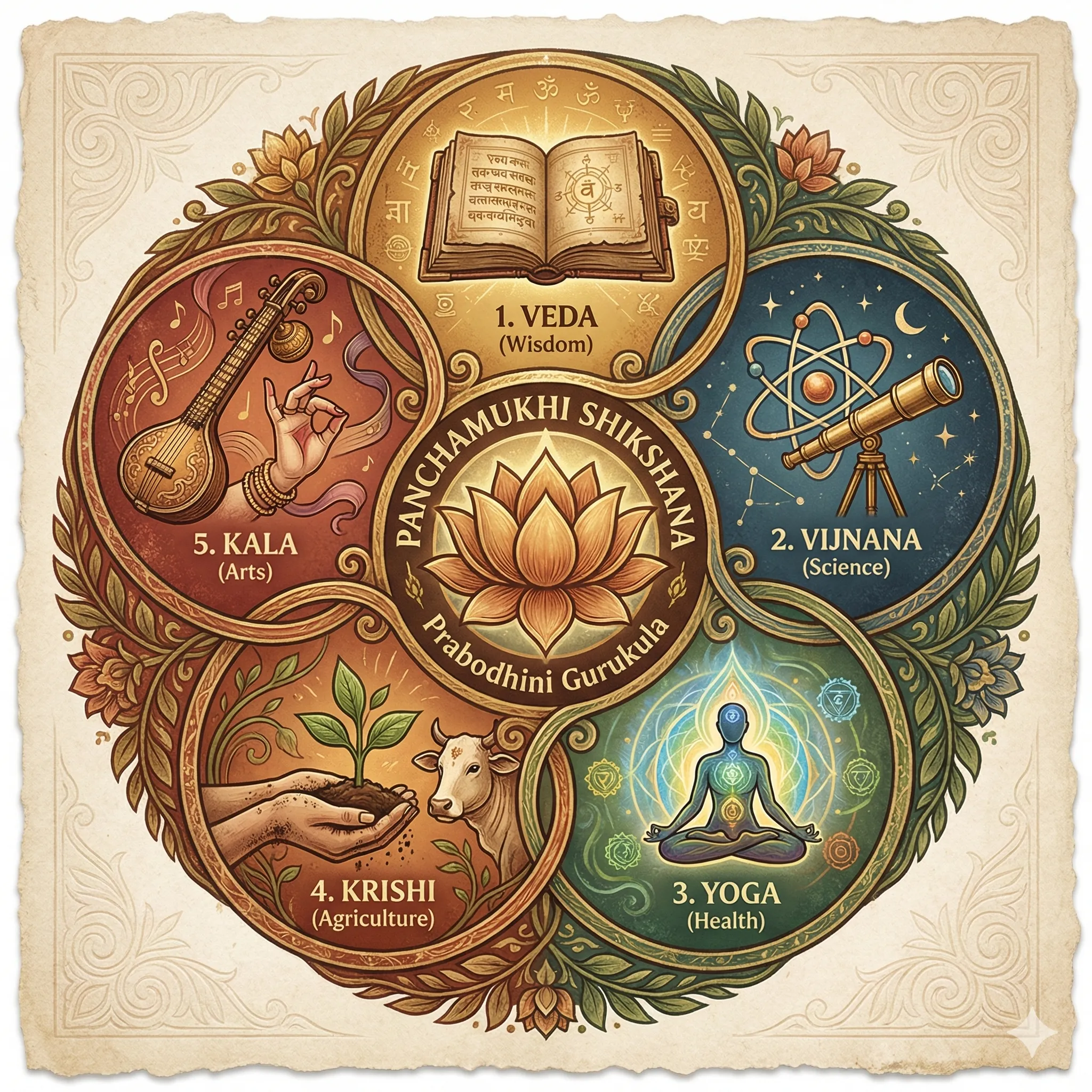 Panchamukhi Shikshana Diagram